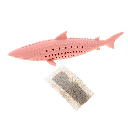 COLLBATH Katzenminze Fisch Kratzer Katze Tipi Kätzchen Kratzbaum für Katzen interaktives katzenspielzeug Interactive cat Toy Sachen für Katzen Katze Katzenminze Spielzeug Kieselgel Rosa von COLLBATH