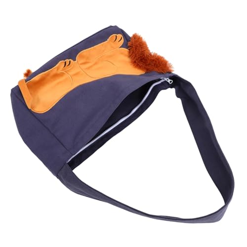 COLLBATH Katzenschlinge Reisetasche Für Hunde Katzentrage Groß Katzenkäfig Tragbare Katzen-umhängetasche Katzentransporter Hundetasche Tragetasche Für Katzen Kätzchenschlinge Segeltuch Grey von COLLBATH