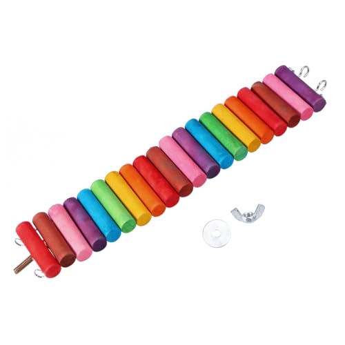COLLBATH Bunte Holzwippe Brücke 6x30cm Hamster Spielzeug Futtersuche Spielzeug Für Haustiere Für Rennmaus Eichhörnchen COLLBATH Bunte Holzwippe Brücke 6x30cm Hamster Spielzeug Futtersuche Spielzeug Für Haustiere Für Rennmaus Eichhörnchen von COLLBATH