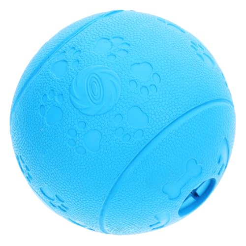 COLLBATH Kauspielzeug für Hunde Welpenzahnen Trainingsbälle für Hunde Hundebälle Interactive Dog Toys Dog chew Toy Spielzeuge Haustier Spielzeug Ballspielzeug für Hunde Gummi Sky-Blue von COLLBATH