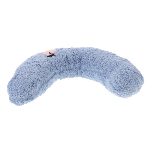 COLLBATH Kleines Kissen für Katzen Katzenspielzeug Tasche Wurf Haustier drinnen Cute Pillow Lovely Pillow cat Toys Cats Toys katzenklo Katze nackenkissen Geschmeidiges Kissen Flanell Blue von COLLBATH