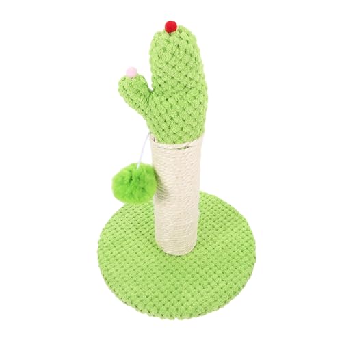 COLLBATH Klettergerüst für Katzen katzenkratzbaum katzenmöbel Kratzstamm für Katzen Kitten zubehör kratzmöbel für Katzen Katzenbedarf Kletterbaum für Katzen Katzenkratzer Plüsch Light Green von COLLBATH