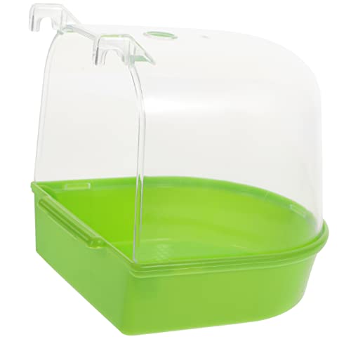 COLLBATH Kompakte Vogel Dusche Badewanne Für Käfige Parrot Bath Box Für Wellensittiche Und Kleine Papageien Vogelzubehör Zur Einfachen Reinigung Und Pflege von COLLBATH