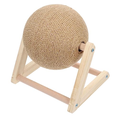 COLLBATH Kratzball Für Katzen Stabile Kätzchenkratzer Spielzeugkatze Katzenkratzbrett Katzenbürsten Für Behaarte Katzen Katzenkratzer An Der Wand Kratzbaum Kleine Katzen Bettspielzeug Sisal von COLLBATH