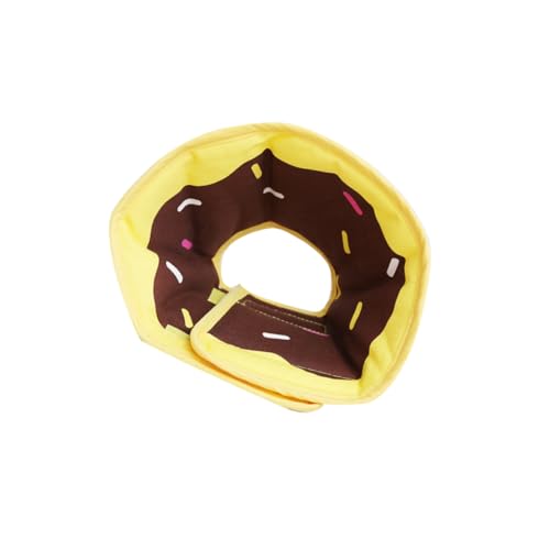 COLLBATH Donut-Halsband für Hunde Haustier-Erholungshalsring Kratzfeste Funktion modisches Obst-Design zur Pflege von COLLBATH