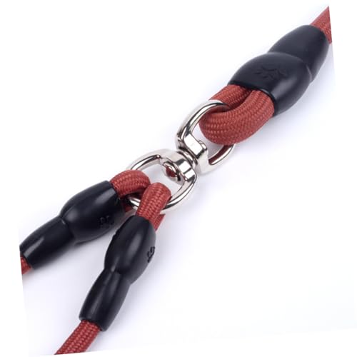 COLLBATH Nylon Hundeseil Mit Doppelhaken Langlebiges Hundetransportkabel Für Haustiere Kaffee Geeignet Für Mittlere Und Große Hunde Ideal Für Training Und von COLLBATH