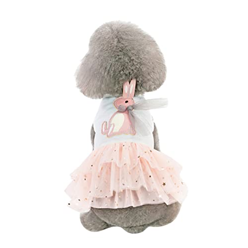 COLLBATH Partykleidung für Haustiere Kleidung für Hundeprinzessinnen Hundebekleidung für kleine Hunde Mädchen Haustier Kostüme hundekleidung Dog Clothes Kleid für Hund Haustierkleidung Rosa von COLLBATH