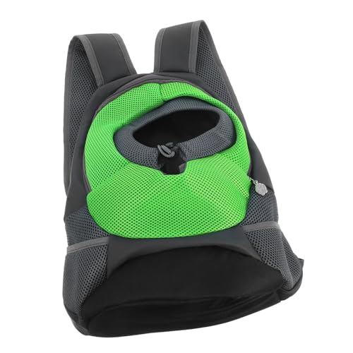 COLLBATH Rucksack Für Haustiere Katzenspielzeug Hundetragerucksack Kleiner Hunderucksack Kätzchenträger Hund Schultertrage Katzen Rucksack Transportbox Für Katze Light Green Oxford-Stoff von COLLBATH