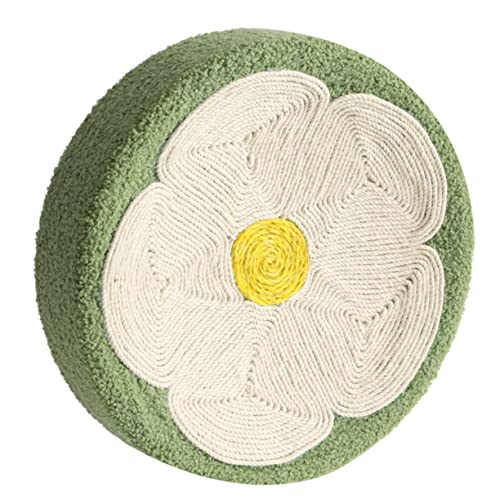 COLLBATH Runder Kratzbaum Kratzbett Für Kätzchen Kratzschale Für Katzen Katzenbett Aus Wellpappe Katzenkratzbett Kratzunterlage Für Katzen Kratzliege Für Katzen Haushalt Sisal Katzenzubehör von COLLBATH