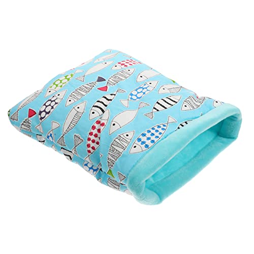 COLLBATH Schlafsack für Hamster Frettchen Winterversteck für Hamster meerschweinchen Tasche Schlafsack für Haustiere Igel Bett Spielzeug Meerschweinchen-Schlafbett Igeltasche Baumwolle von COLLBATH