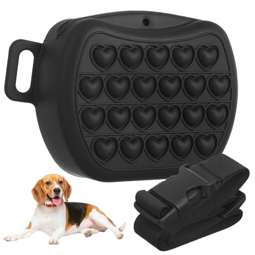 COLLBATH Silicone Treat Bag Für Hundetraining Wasserdichter Hunde Snackbeutel Praktische Leckerli Tasche Für Hunde Ideal Für Outdoor Aktivitäten Und Training von COLLBATH