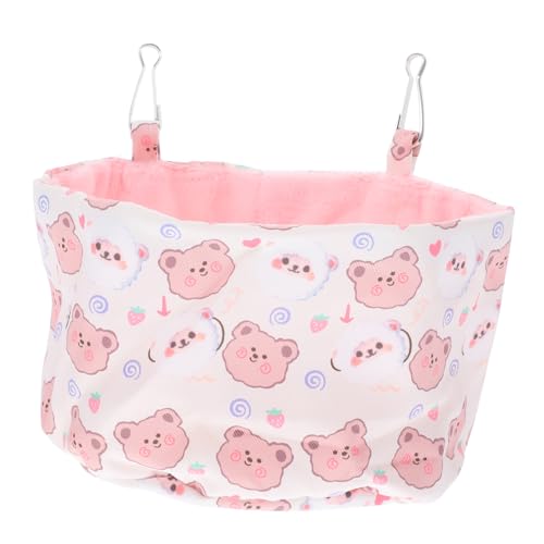 COLLBATH Sugar Glider Schlafsack Hamster Hängebett Hängendes Hamsterbett Tierkäfig hamsterzubehör Hamster zubehör Entzückende Chinchilla-Hängematte entzückende Hamsterhängematte Segeltuch von COLLBATH