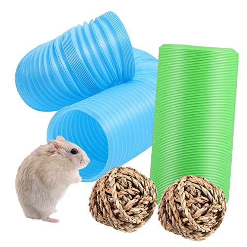 COLLBATH Kunststoff Rohr Tunnel für Hamster Pet Tunnel Set mit Verstecken Spielzeug für Pet Educational von COLLBATH