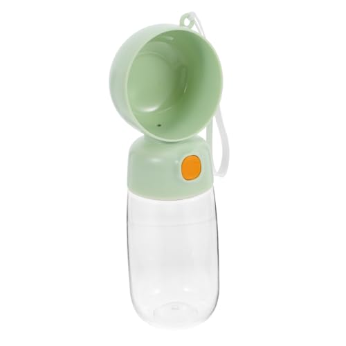 COLLBATH Tragbare Wasserflasche Für Hunde Hundewasserflasche Für Tragbare Haustierwasserflasche Wasserflasche Für Hunde Tragbar Reisewasserflasche Für Hunde Light Green STK von COLLBATH