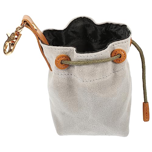 COLLBATH Verschleißfeste Snacktasche für Hunde aus Canvas tragbare Leckerli-Tasche für Welpen Hundetrainingstasche Hundefutterträger von COLLBATH