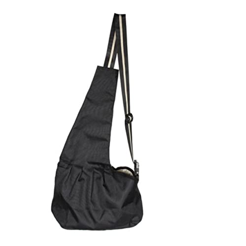 COLLBATH Tragetasche für Haustiere Verstellbarer Schultergurt pet Tasche Hunde kackbeutel Katzenträger EIN-Schulter-Umhängetasche Haustiertasche Geschirr für kleine Hunde Reisetasche Black von COLLBATH