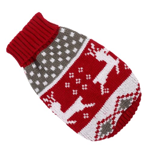 COLLBATH Weihnachts Haustierpullover Weihnachts Katzenpullover Kleidung Für Hunde Warme Hundekleidung Bezauberndes Hundekleidungsstück Hunde Und Katzen Strickpullover Hunde von COLLBATH