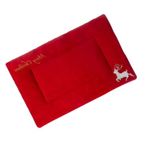 COLLBATH Weihnachtsmatte für Haustiere Weihnachts Haustiermatte Weihnachtliches Design Haustiermatte hundebett Matte Urlaub Haustierbetten Decke matratzenschoner Bissfest von COLLBATH