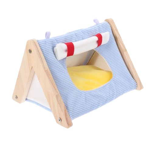 COLLBATH Winter Hamsterkäfig Möbel Beheiztes Haustierbett Weicher Plüsch Hamsterkäfig Für Hamster Kaninchen Und Frettchen Nest Für Kleine Tiere von COLLBATH