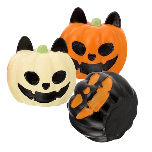 COLLBATH Wohnkultur Dekoration aus Harz Dekoration Tischdekoration Aquarium Kürbis Figuren Tisch Miniaturen Schmuck Miniatur für Feengarten Ornamente Accessoires Halloween Minikürbis von COLLBATH