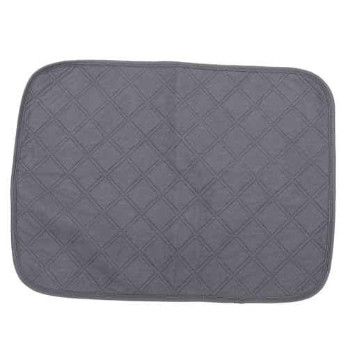 COLLBATH Haustier-PIPI-Pads Einstreu Für Meerschweinchen Einstreu Für Hamster Einstreu Für Hasen Käfigeinlage Aus Fleece Grau Fischgrätenmuster 60 X 45 cm von COLLBATH