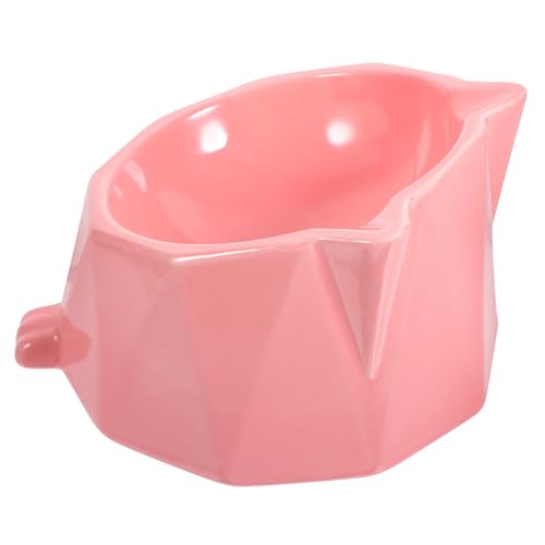 Haustier Feeding Bowl Haustier Feeder Haustier Keramik Futtermittel Hunde Keramik Schüssel Hundefutter Hunde Keramikfuttertier Haustier Keramik Schüssel Rosa COLLBATH von COLLBATH