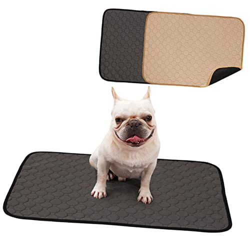 COLLBATH Wiederverwendbare Hundepipimatte Matte Hund Pinkelmatte Saugeinlagen Für Haustiere Pinkelpads Für Welpen Waschbare Hundepipimatte Waschbares Urinal Haustier-PIPI-pad Grey von COLLBATH