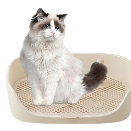 Hundetoilette – Welpen-Pad-Halter mit Schutzwand | Innovative Katzentoilette | Pet Pee Tray, Mehrzweck-Katzentoilette, leicht zu reinigen, Katzentoiletten | Urinierunterlage für das Töpfchentraining f von COMFOLIVING