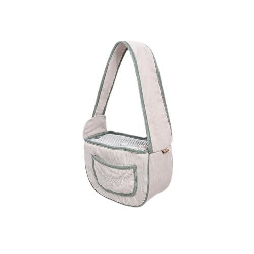 Hundetragetasche, Polyester-Haustiertragetasche, wasserdichte Katzentragetasche mit breiten und gepolsterten Schultergurten, Hundetasche mit Reißverschluss, reisesichere Tragetasche für kleine Hunde u von COMFOLIVING