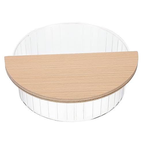COMPUKAS Hamster Sandbad Box mit Abnehmbarem Holzdeckel Hygienische Badewanne für Hamster Transparentes Sandbad für Haustier Badezimmer und Sauna COMPUKAS Hamster Sandbad Box mit Abnehmbarem Holzdeckel Hygienische Badewanne für Hamster Transparentes Sandbad für Haustier Badezimmer und Sauna von COMPUKAS