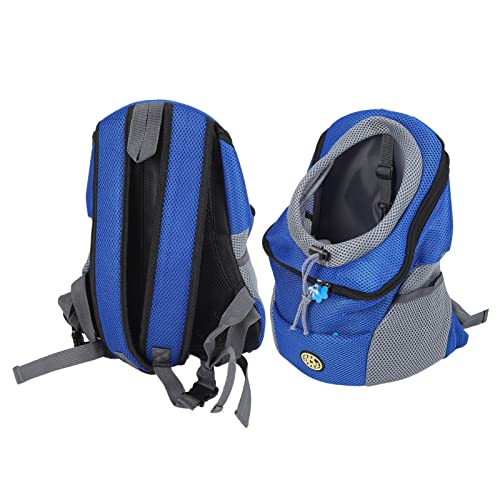 Haustierrucksack, Belüftung, Komfort, Geräumig, Umweltfreundlich, Schönes Aussehen, Hunderucksack (Blau) von COMTERVI