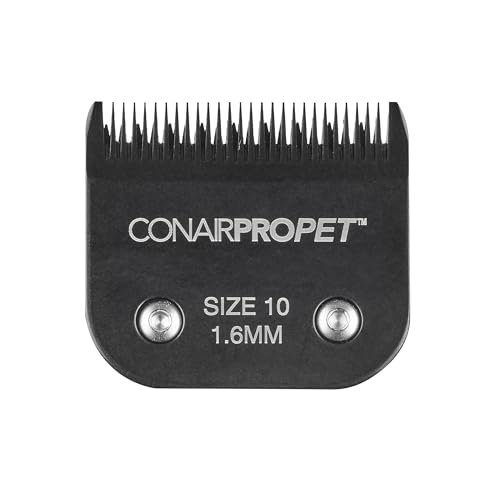 CONAIRPRO dog & cat Conairpropet Hunde-Schermaschine für die Fellpflege, Ersatzklinge, Größe 10, passend für die meisten abnehmbaren Fellpflege-Schermaschinen von CONAIRPRO DOG & CAT