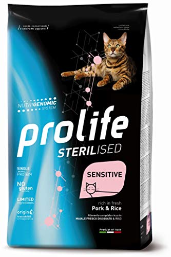 Prolife Leckerbissen Katze Sterilisiert Sensitive Schweinefleisch und Reis 400 g von CONSORZIO ZOODIACO