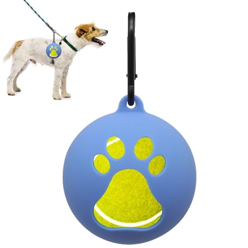 COOBAA Hundeballhalter – Silikon-Tennisball-Tasche – Handhundebefestigung, tragbares Haustierspielzeug für Hund, Welpen, Outdoor von COOBAA