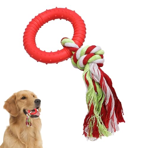 COOBAA Hundespielzeug aus Seil, Mundpflege, weiches Hundespielzeug, zahnendes Haustierspielzeug, lebensmittelechtes Welpenspielzeug für Hunde, Welpen, Spielzeit von COOBAA