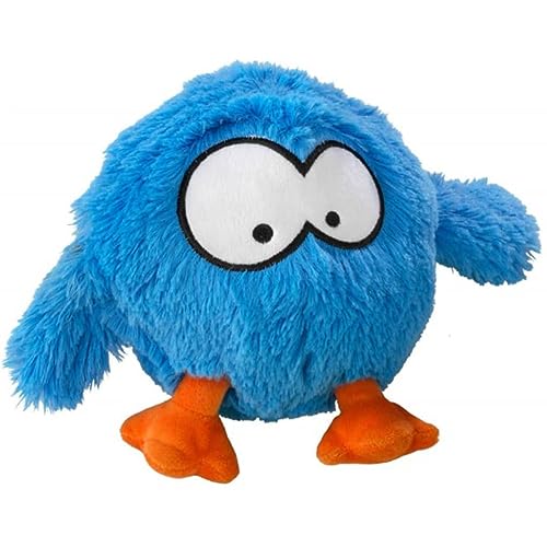 Coockoo Dog Toy Bouncy Jumping Ball SOUNDCHIP INCL. 28x19cm, Blue von COOCKOO