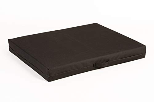 COOL PET Hochwertige VISCO Hundebett 120 * 80cm hat echt 10cm hohe Memory Foam-Viscoschaum, Bezug aus Oxford 600D Textilie mit PVC-Anstrich, Größe 4XL, Farbe schwarz von COOL PET