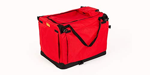 Hundetransportbox 102 * 69 * 80cm 3XL, Autotasche, Autobox, Hundebox, Faltbare Transportbox, Box für Hund und Katze COOL PET (rot) von COOL PET