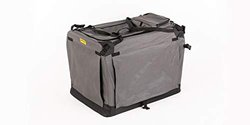 COOL PET Hundekiste, Hundewagen, Transportbox, Kiste, Käfig, Box für Hund 122x79x99cm (grau) von COOL PET