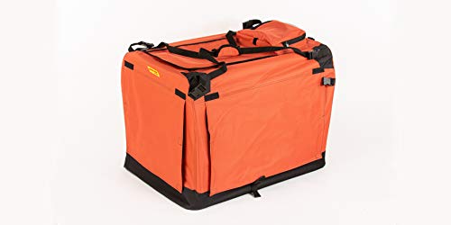 COOL PET Hundekiste, Hundewagen, Transportbox, Kiste, Käfig, Box für Hund 122x79x99cm (orange) von COOL PET