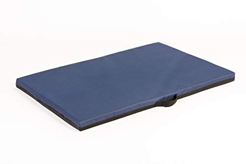 COOL PET Hundematratzen, 3cm Dicke Schaumstoffplatte, Oxford 600D Textilie mit PVC-Anstrich, Größe XL-80x57cm, Farbe dunkel blau von COOL PET