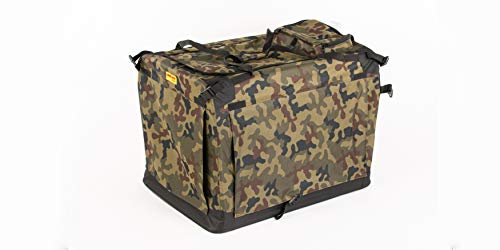 Hundetransportbox 102 * 69 * 80cm 3XL, Hundetasche, Autobox, Hundebox, Faltbare Transportbox, Box (Camouflage) von COOL PET