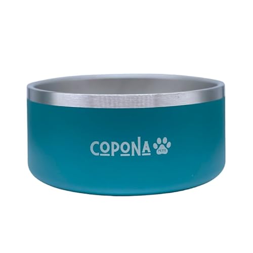 Copona Hundenapf, Edelstahl, 900 ml, Blaugrün von COPONA