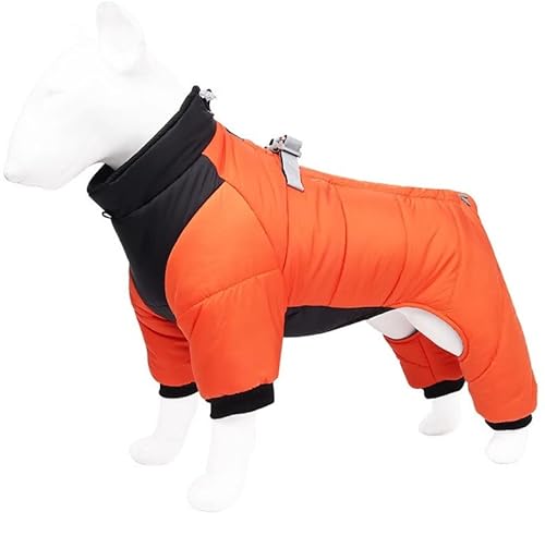 CORGIOLOGY | HT-685 | Hundemantel für alle Hunde, Fashion, Hunde Wintermantel, Hundejacke für alle Hunde geeignet, 4 Farben verfügbar (M, ORANGE) von CORGIOLOGY