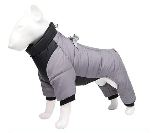 CORGIOLOGY | HT-685 | Hundemantel für alle Hunde, Fashion, Hunde Wintermantel, Hundejacke für alle Hunde geeignet, 4 Farben verfügbar (XL, GRAU) von CORGIOLOGY