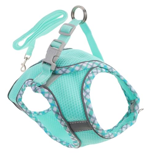 1 Satz Hundegeschirr-Set Hundegeschirr Für Welpen Diensthundeweste Hundegeschirr Gurt Haustier Geschirr Trainingsleine Für Hunde Diensttierweste Kaninchen-Outdoorweste Polyester CORHAD von CORHAD