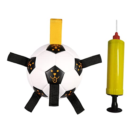 CORHAD 1 Satz Haustier-Fußball Spielzeug für draußen Dogman-Spielzeug Kauspielzeug Interactive Dog Toys interaktives Spielzeug Spielzeuge Welpen-Zugspielzeug Hundetrainingsspielzeug TPU von CORHAD