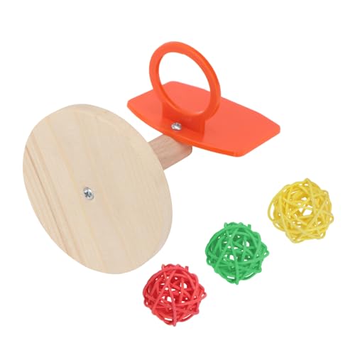 CORHAD 1 Satz Spielzeug zum Schießen von Vögeln Papagei Basketballkorb Mini-Basketbälle Bird Toys Vogeltrainingsspielzeug Vogelerziehungsspielzeug Vogel-Basketballspielzeug Plastik von CORHAD