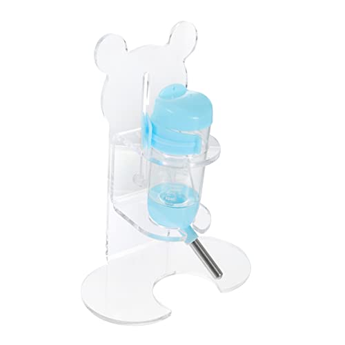 CORHAD 1 Set Hamster Flaschenkäfig Hamster Wasserflaschen Mit Acryl Gestell Welpen Wasserflasche Automatischer Wasserspender Welpen Wasserspender Hamster Wasserbehälter Hunde von CORHAD