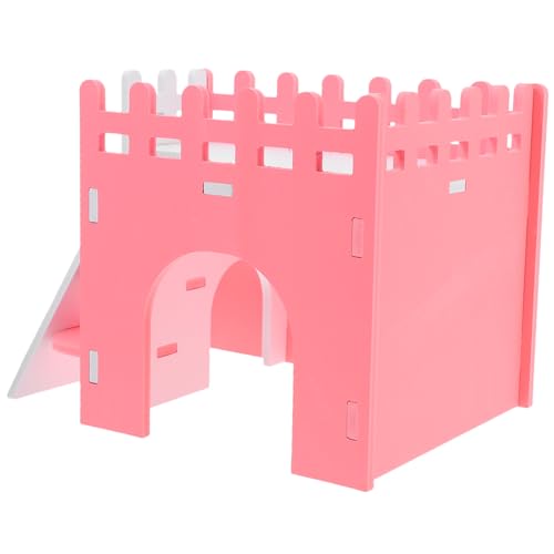 CORHAD 1 Set Hamsterhaus Mini Rattenkäfig Versteck Meerschweinchenhaus Meerschweinchen Versteck Spielzeugzubehör Chinchilla Spielzeug Zartes Hamsterversteck Rattenhaus PVC von CORHAD